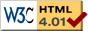 Valid html 4.01 Transitional